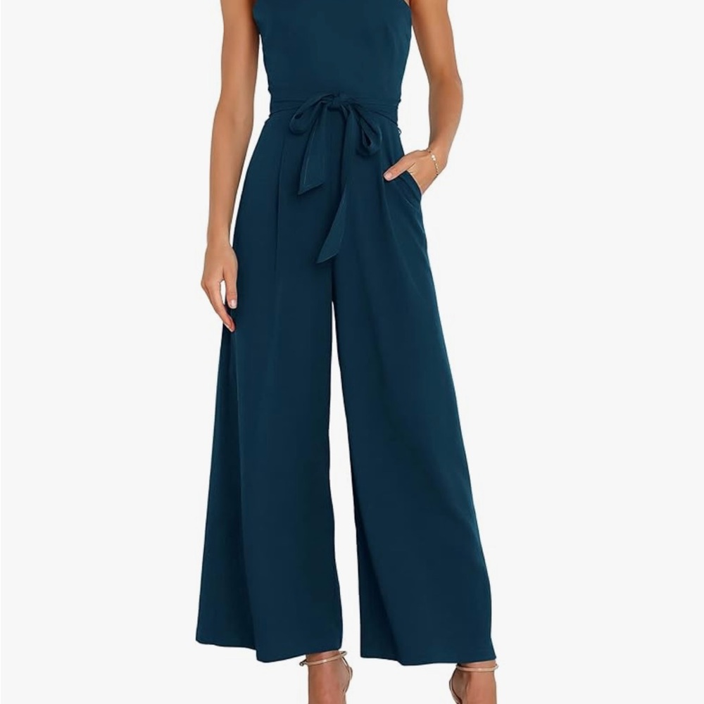 New Elegant Teal Jumpsuit